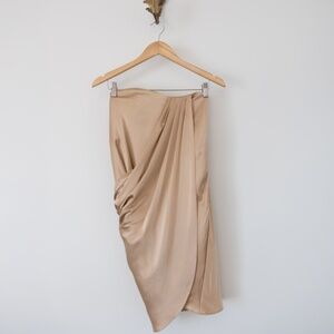 Adam Lippes 100%silk draped mini Size 6
